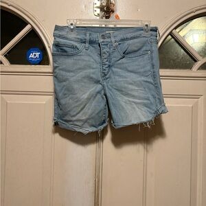 Women's Light Blue Denim Shorts